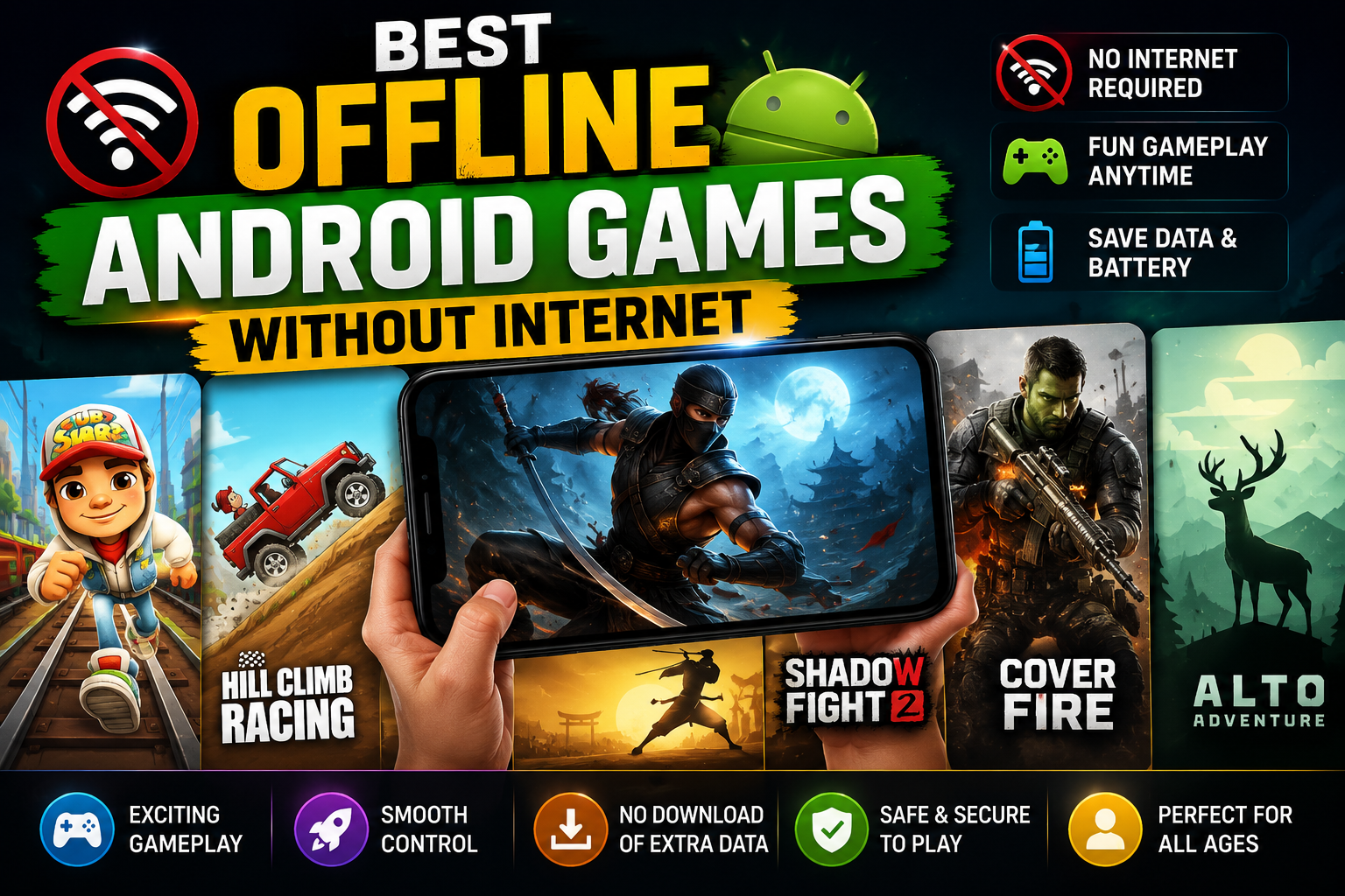 Best Offline Android Games Without Internet