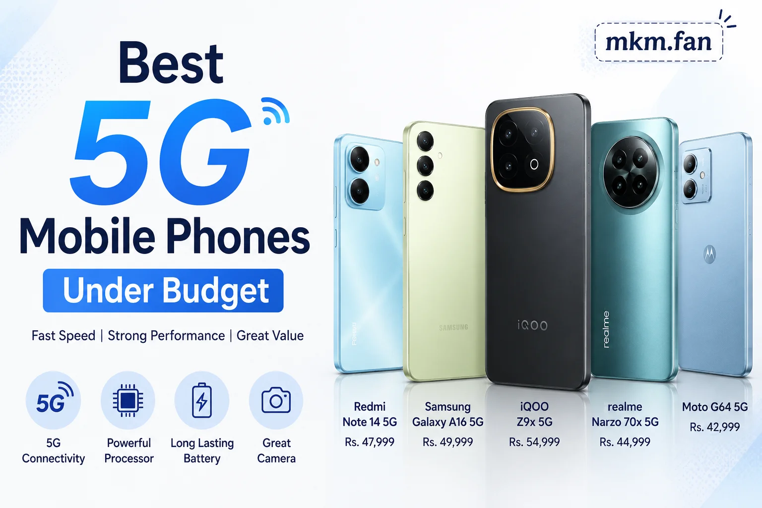 Best 5G Mobile Phones Under Budget